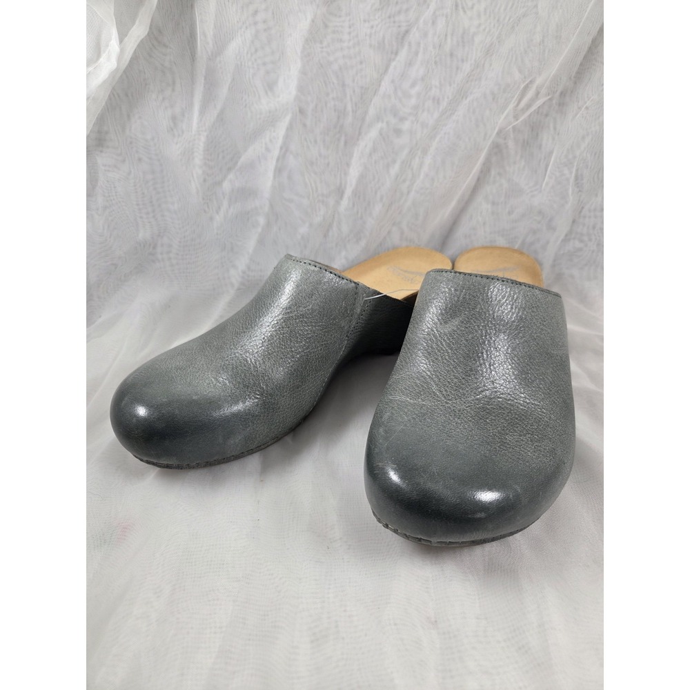 Dansko Talulah black Nubuck Mule Clogs Women's Size 39 US 8.5-9 Slip On 1712
